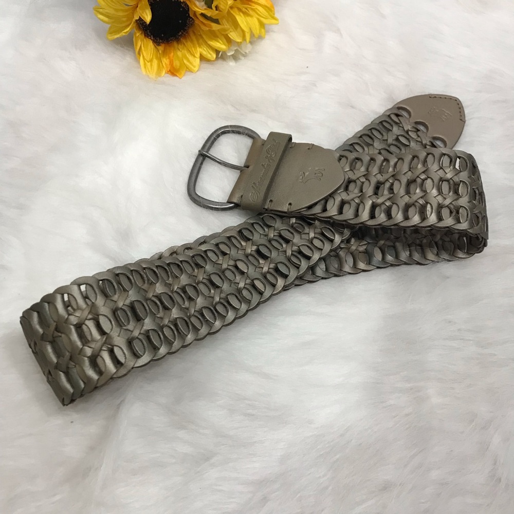 Abercrombie & Fitch Braided Leather Belt